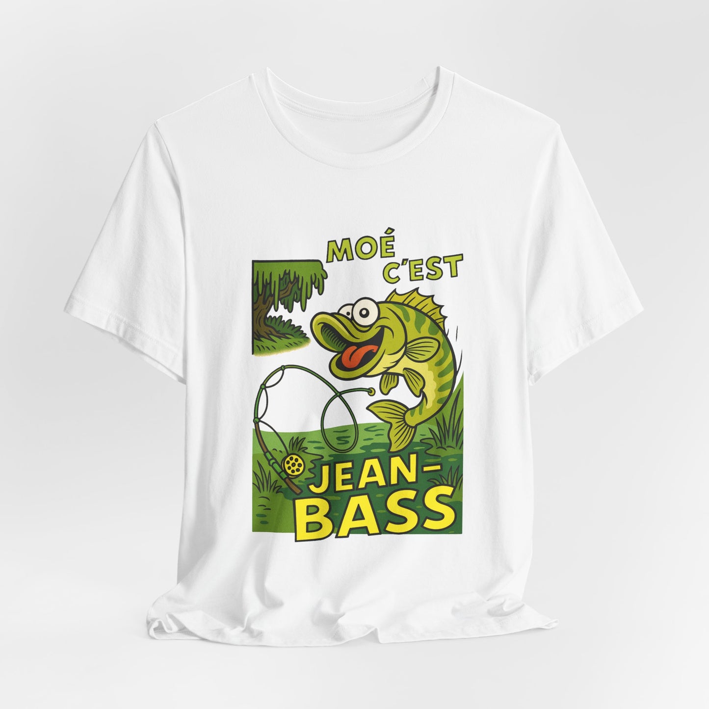 APPAREL: 'Moi C'est Jean-Bass' Tee White