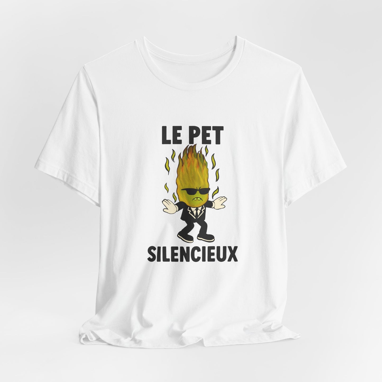 APPAREL: 'Le Pet Silencieux' Tee White