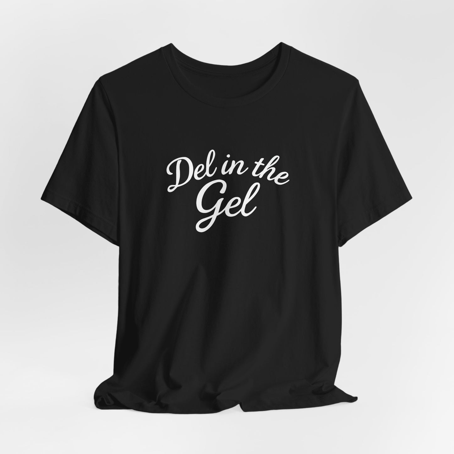 APPAREL: "Del in the Gel" Tee Black