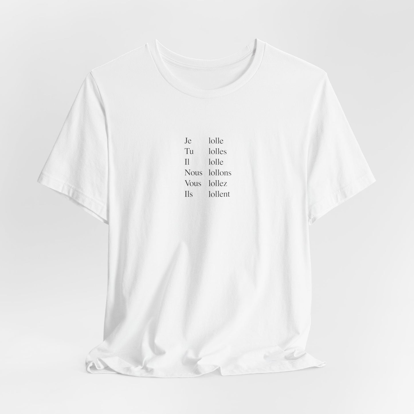 APPAREL: 'Je lolle...' Tee White