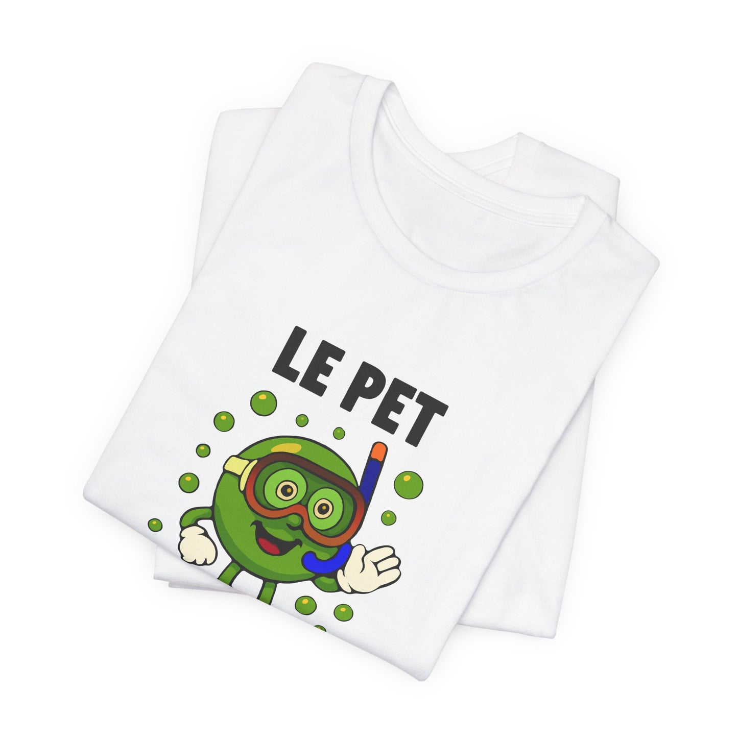APPAREL: 'Le Pet Sous-Marin' Tee White