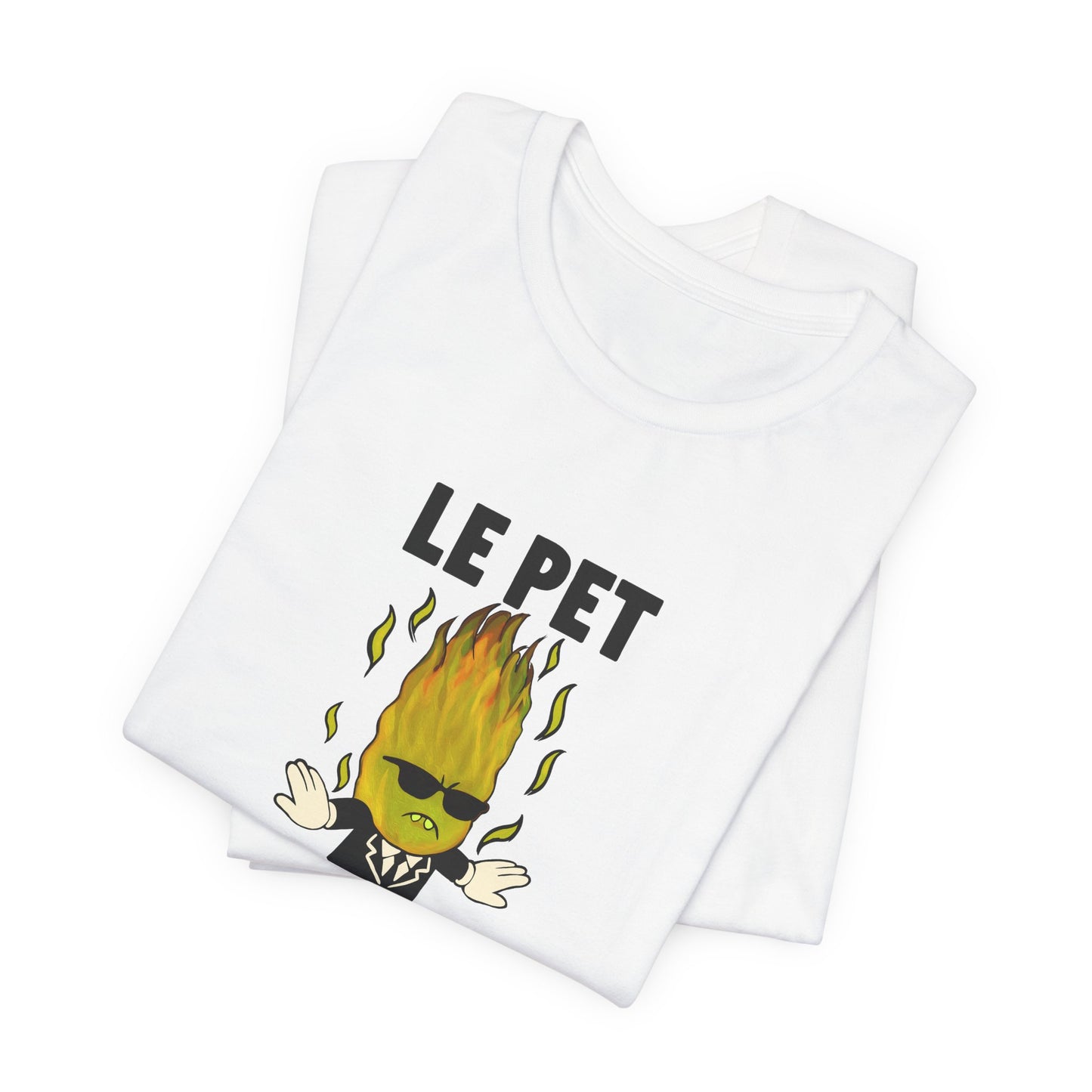APPAREL: 'Le Pet Silencieux' Tee White