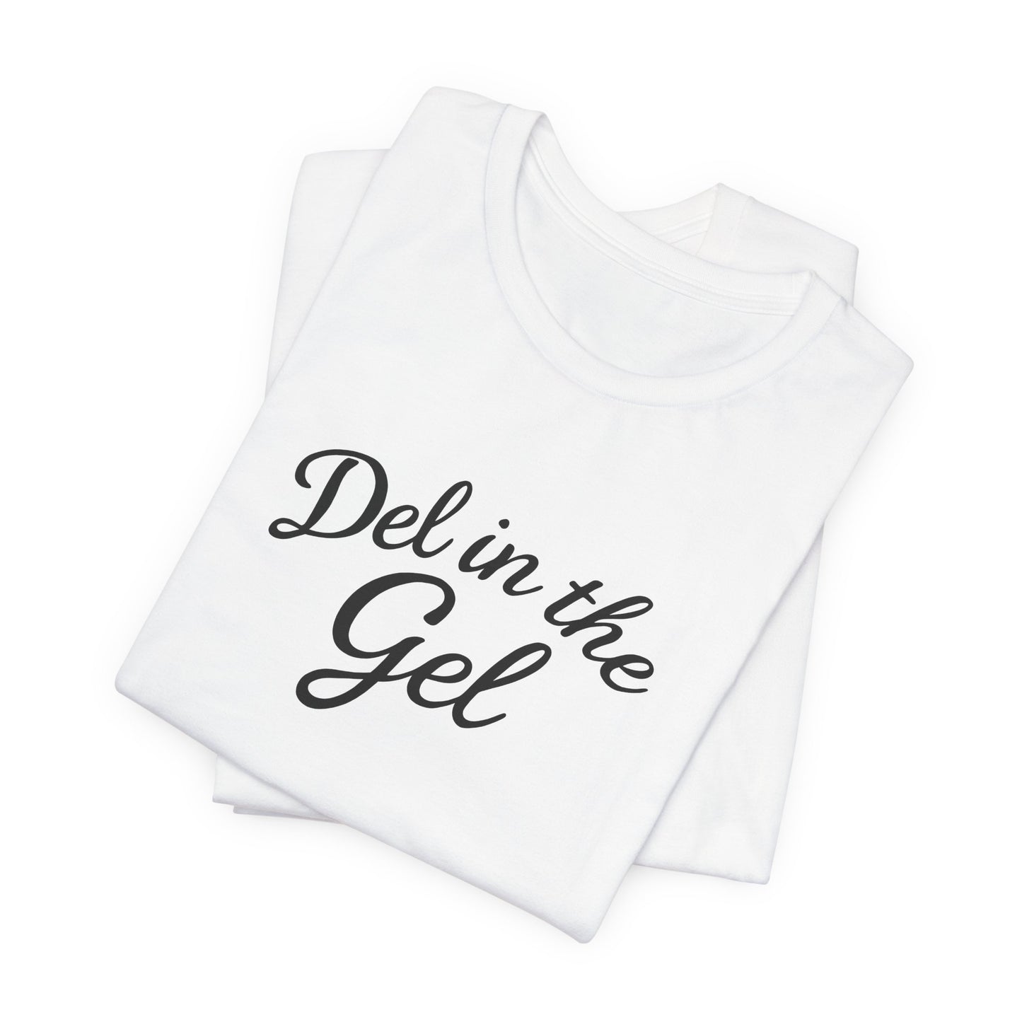 APPAREL: "Del in the Gel" Tee White