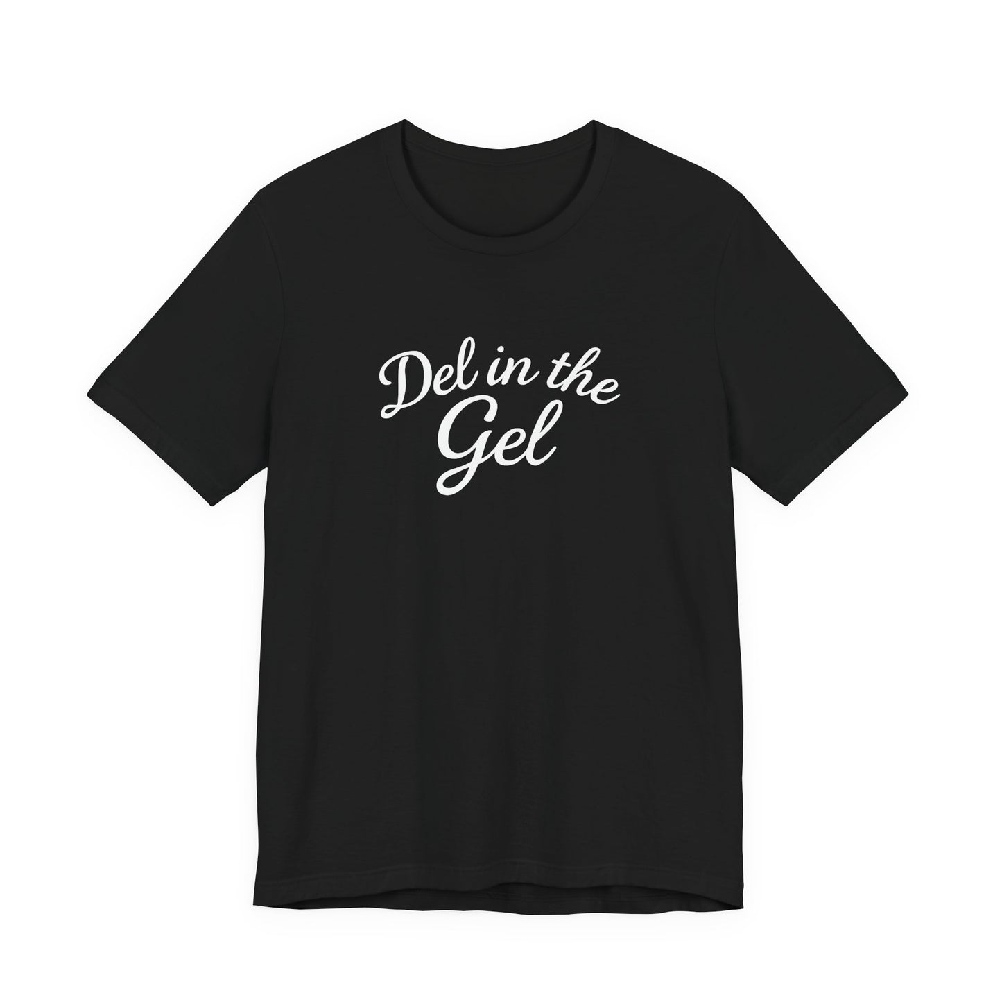 APPAREL: "Del in the Gel" Tee Black