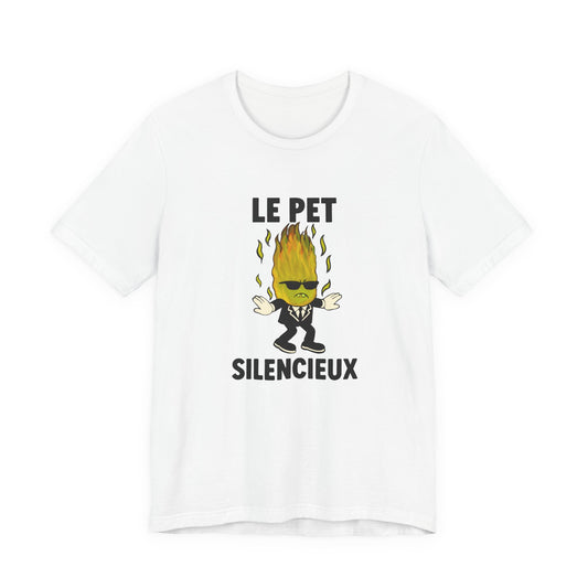 APPAREL: 'Le Pet Silencieux' Tee White