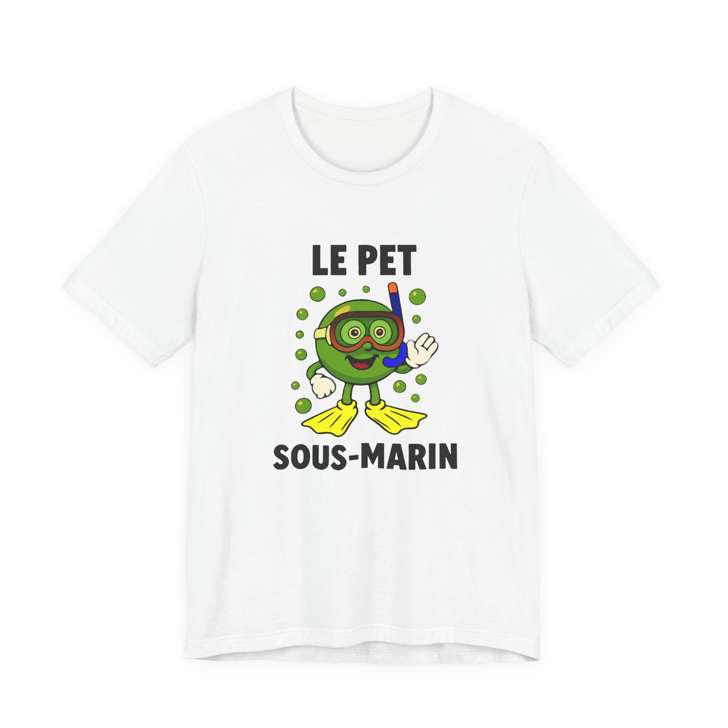 APPAREL: 'Le Pet Sous-Marin' Tee White
