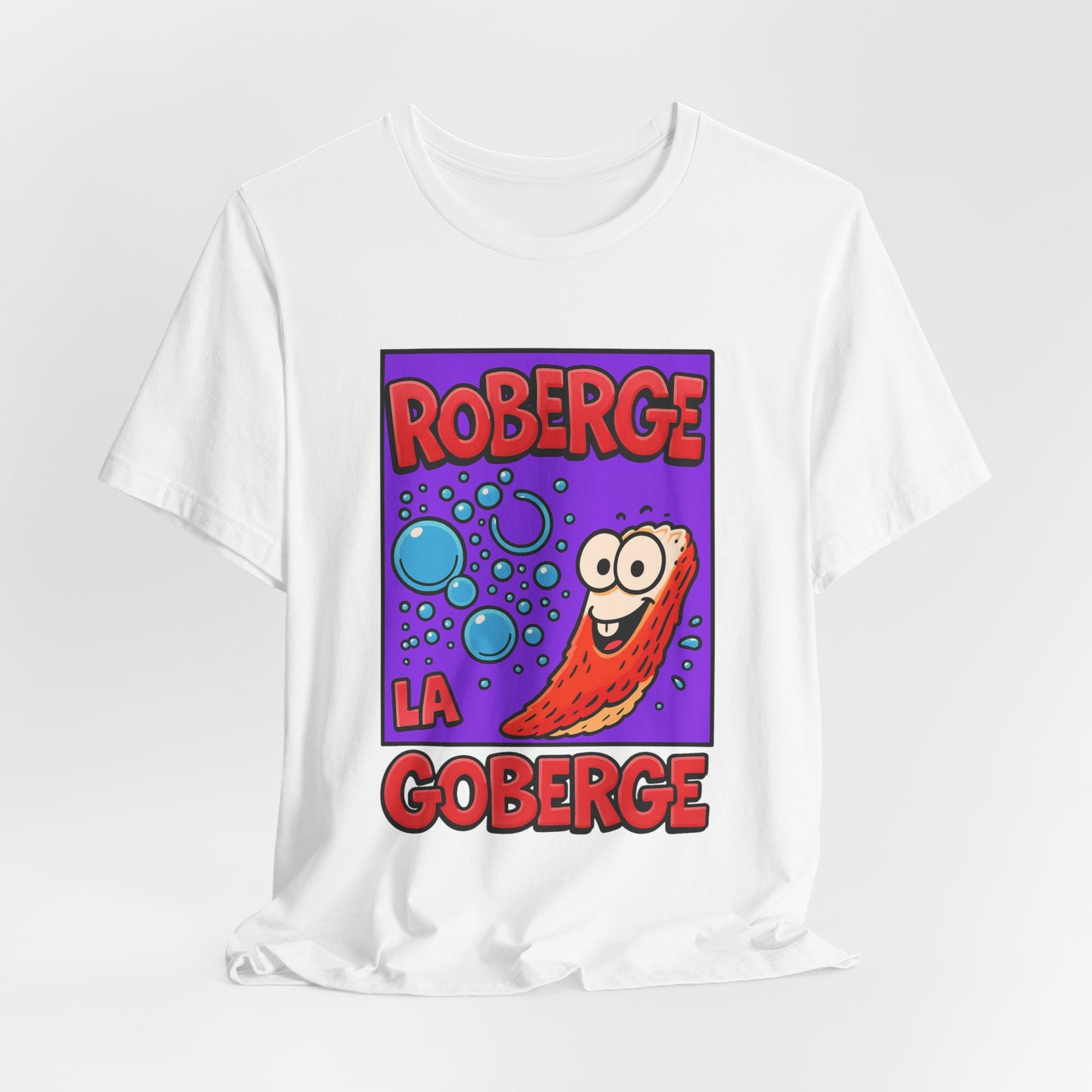 APPAREL: 'Roberge La Goberge' Tee White