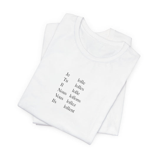 APPAREL: 'Je lolle...' Tee White