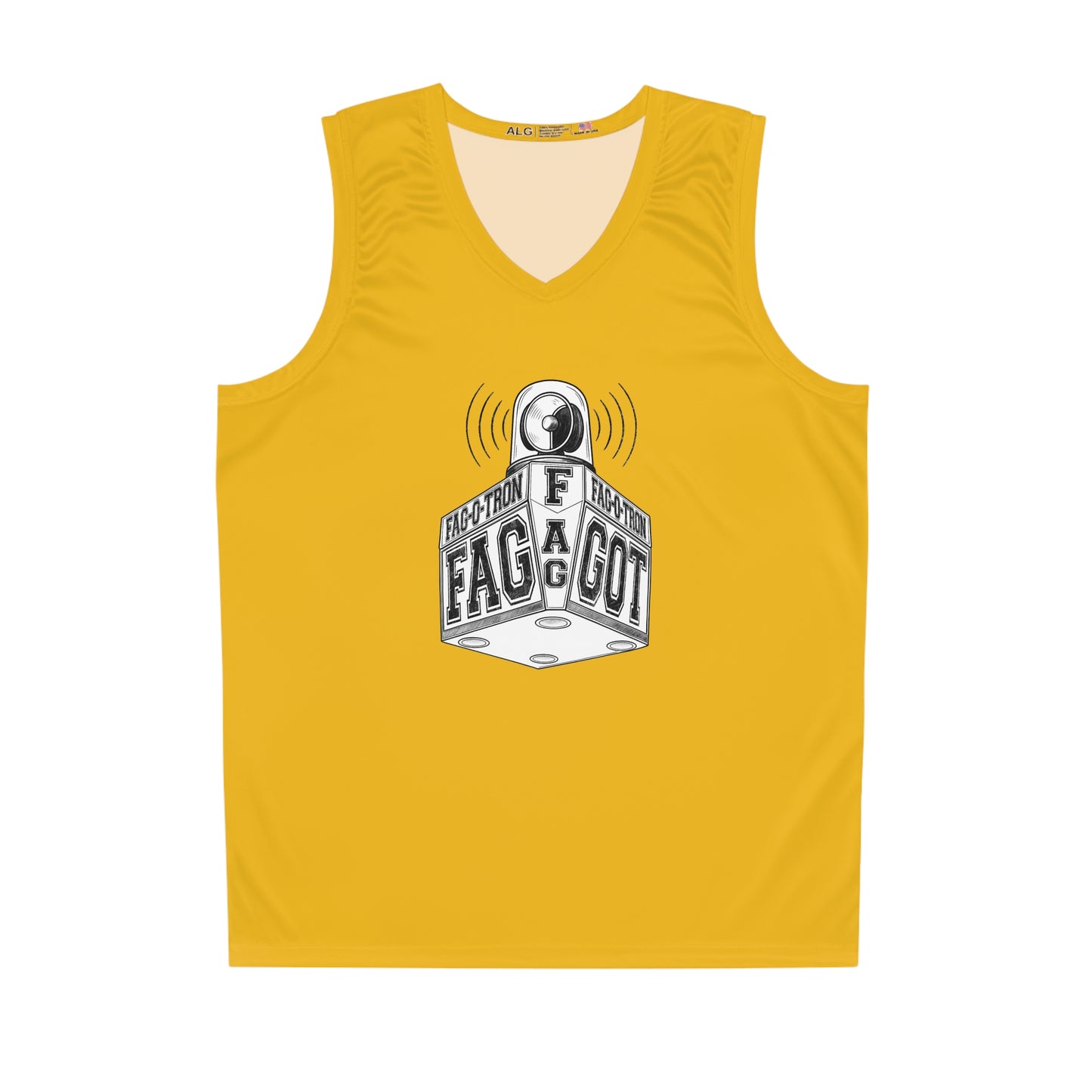 "FAG-O-TRON" Basketball Jersey