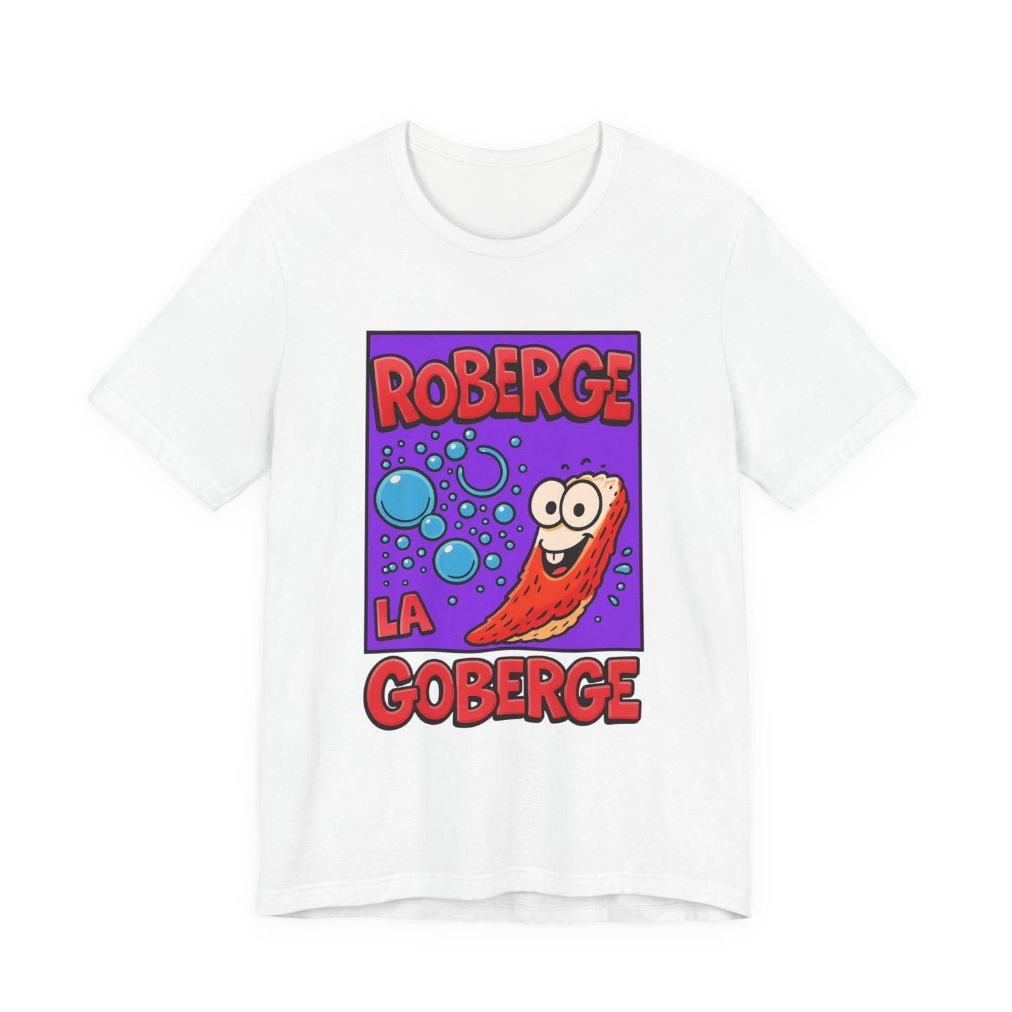 APPAREL: 'Roberge La Goberge' Tee White