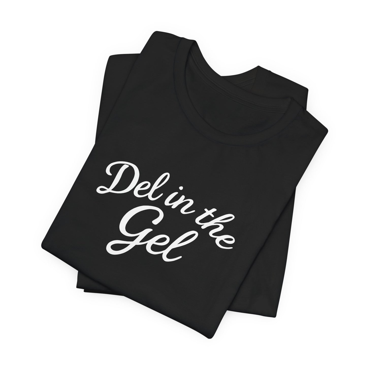 APPAREL: "Del in the Gel" Tee Black
