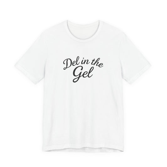 APPAREL: "Del in the Gel" Tee White