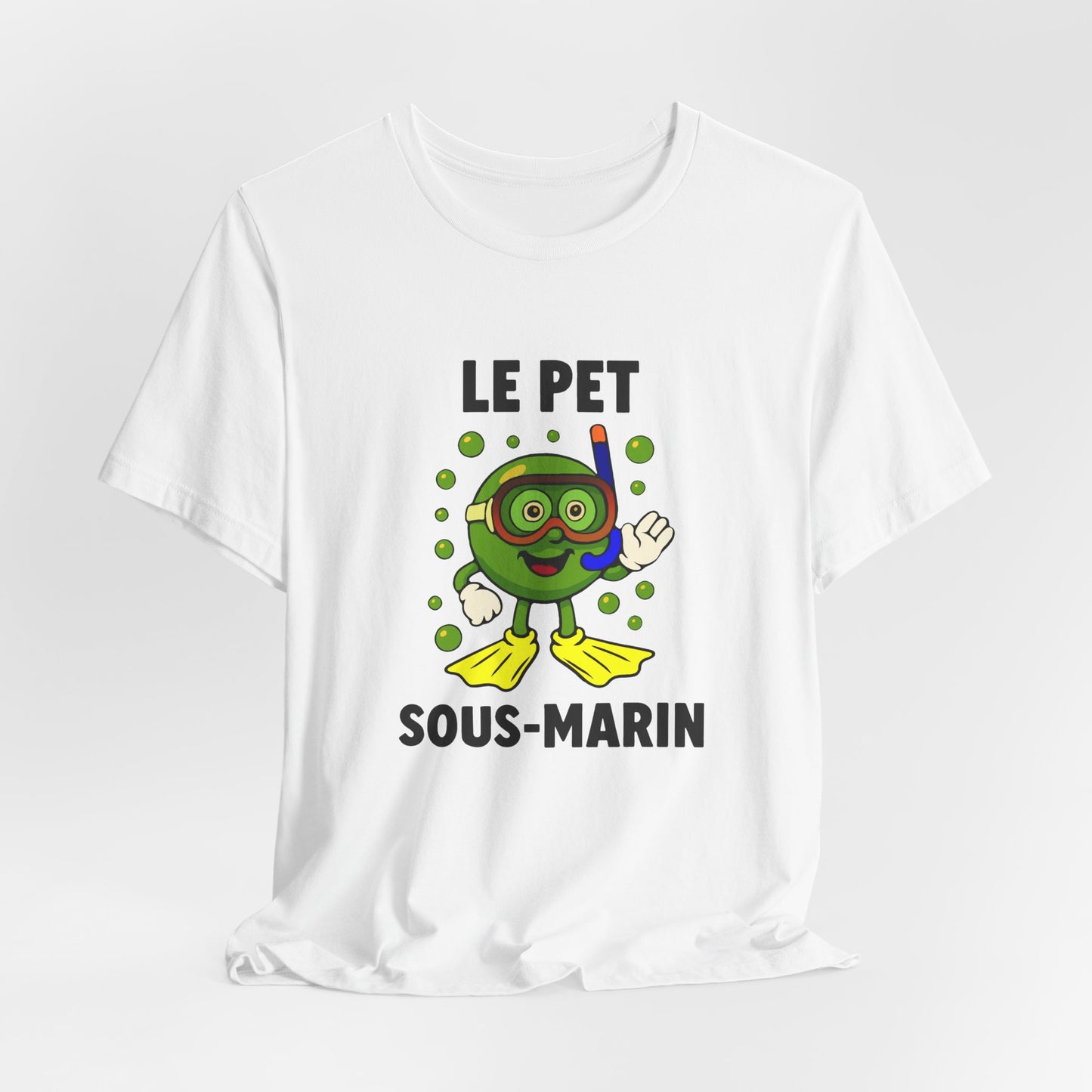 APPAREL: 'Le Pet Sous-Marin' Tee White